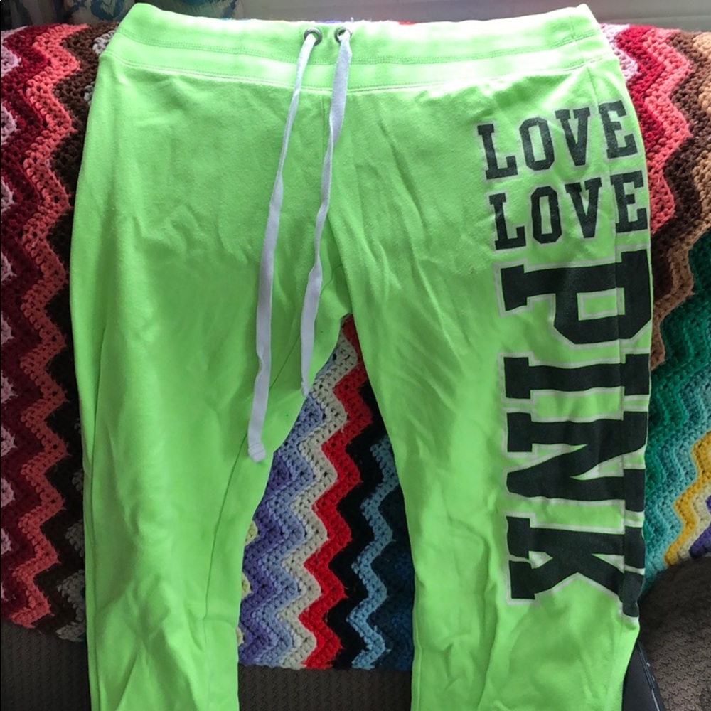 Pink Victoria’s Secret sweatpants